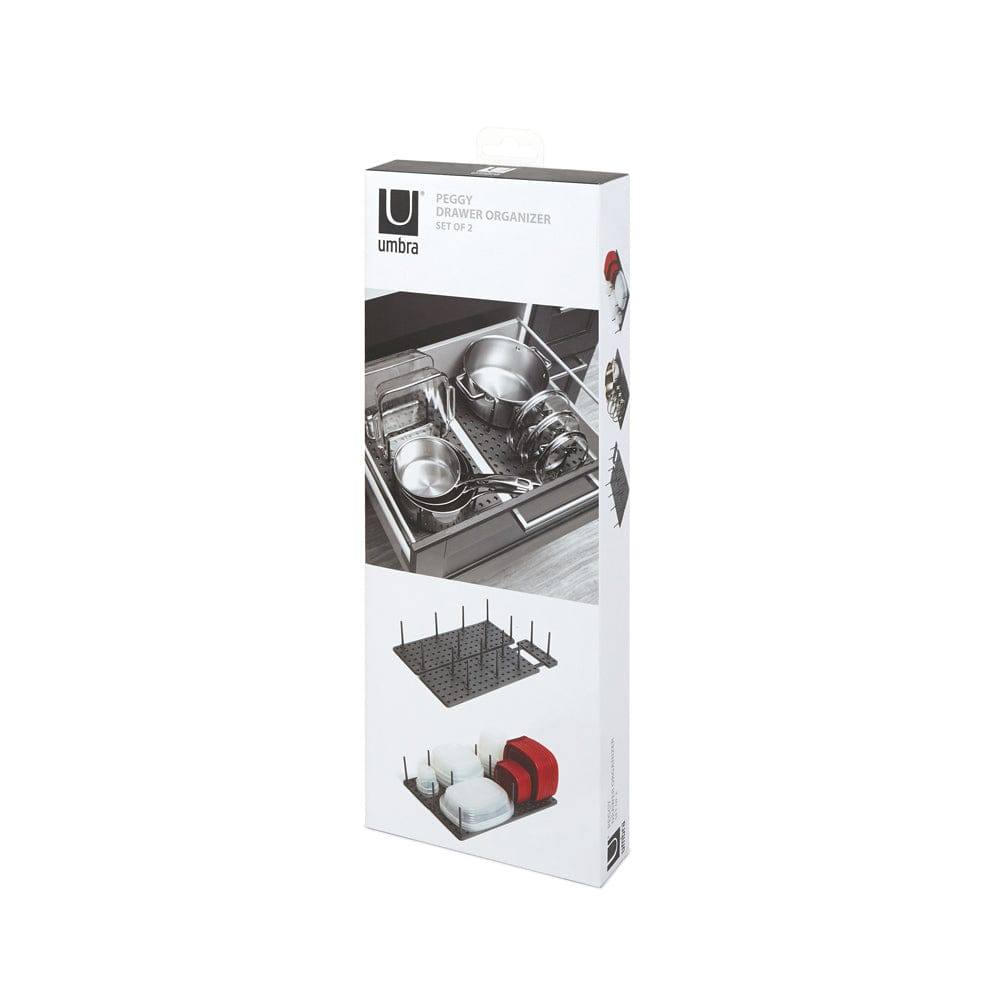 Umbra Peggy Drawer Organiser - Charcoal