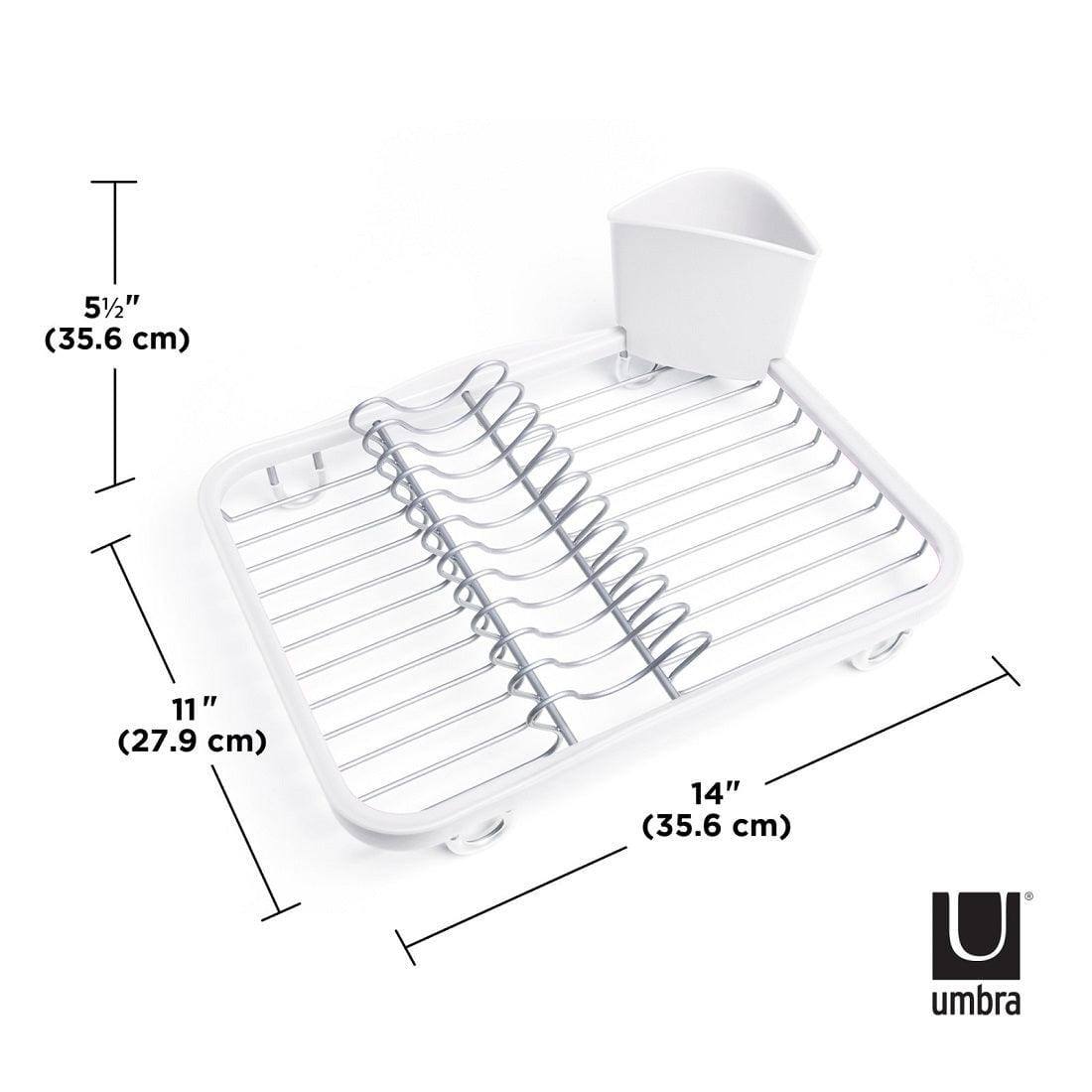 Umbra Sinkin Dish Rack - White