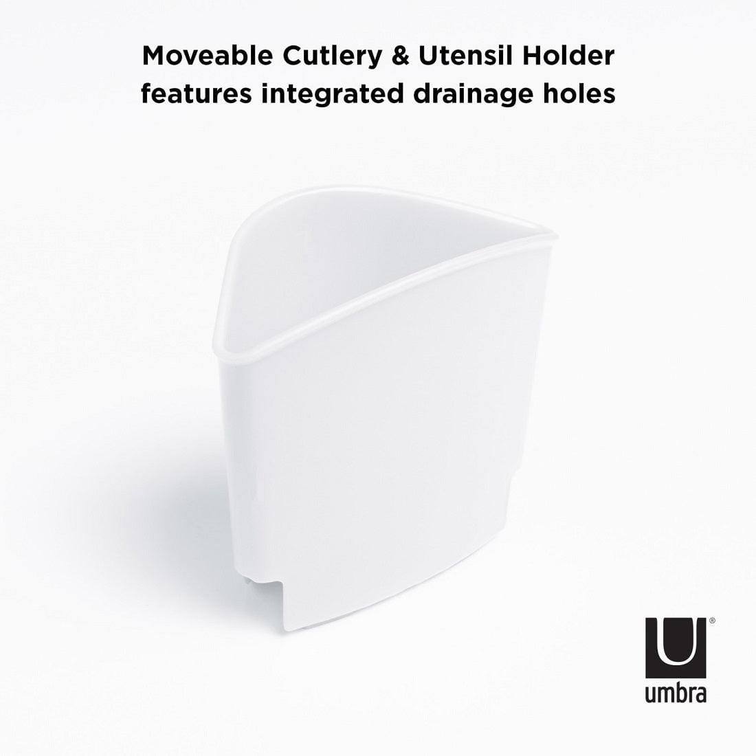 Umbra Sinkin Dish Rack - White