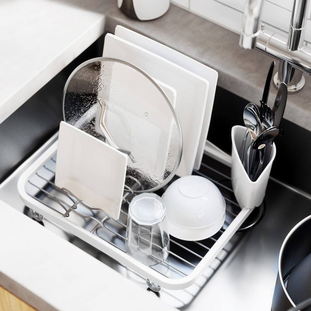 Umbra Sinkin Dish Rack - White
