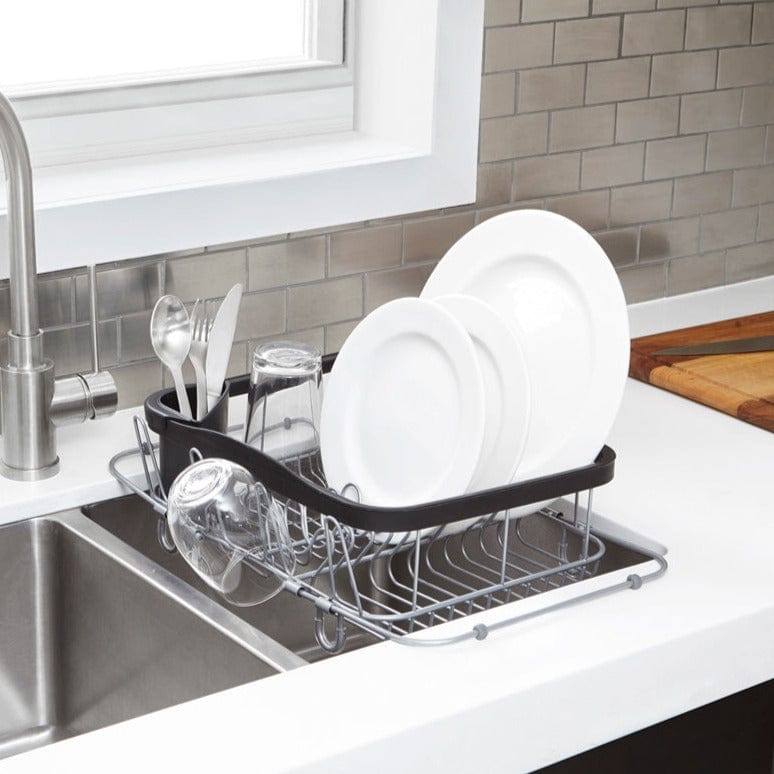 Umbra Sinkin Multi-Use Dish Rack Black