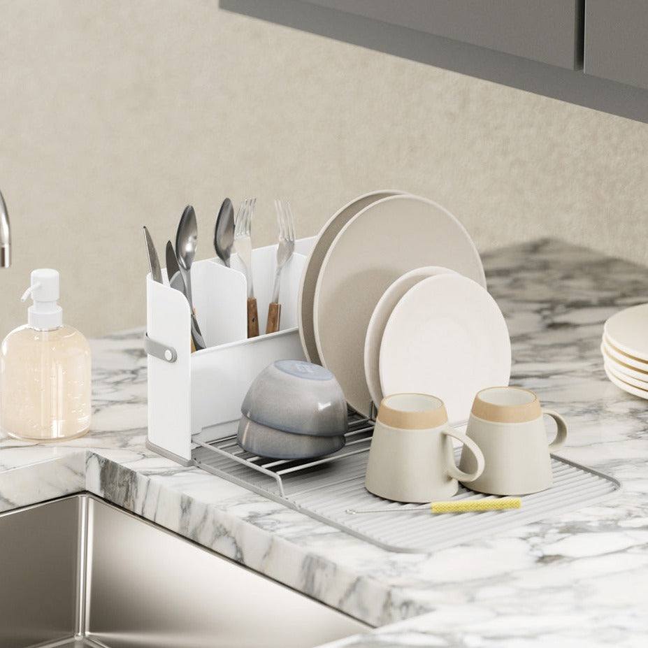 Umbra Sling Dish Rack - White & Grey