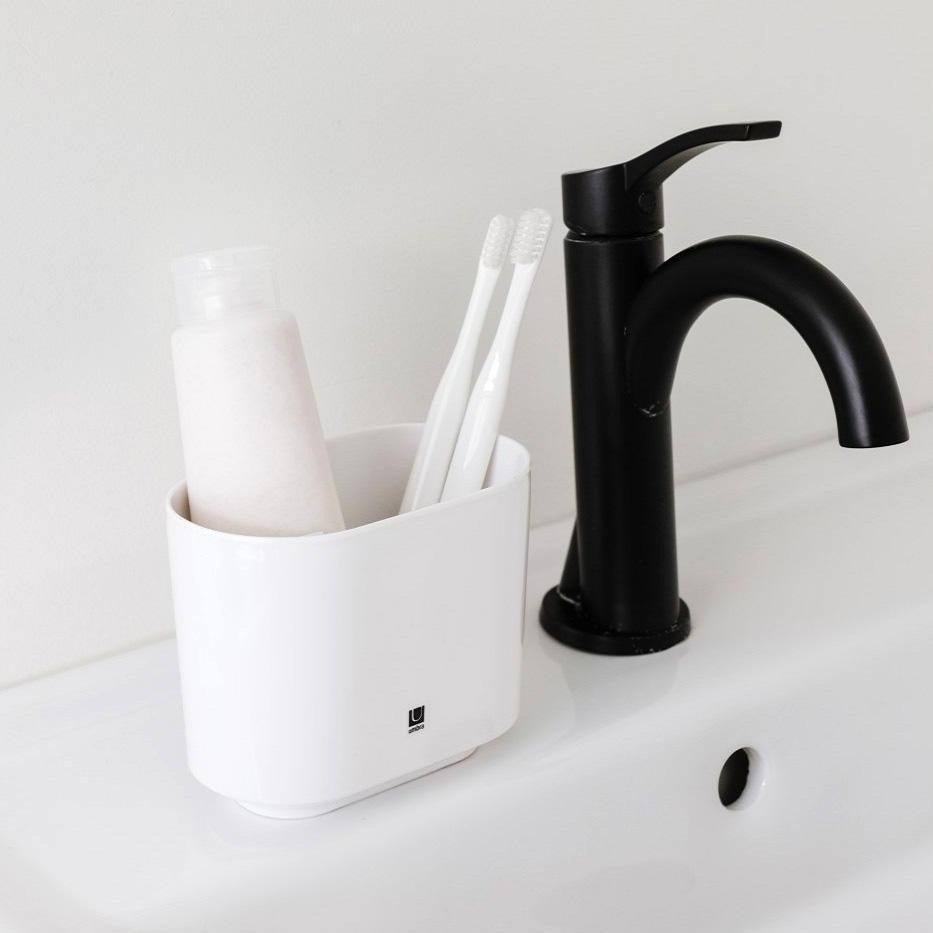 Umbra Step Toothbrush Holder - White