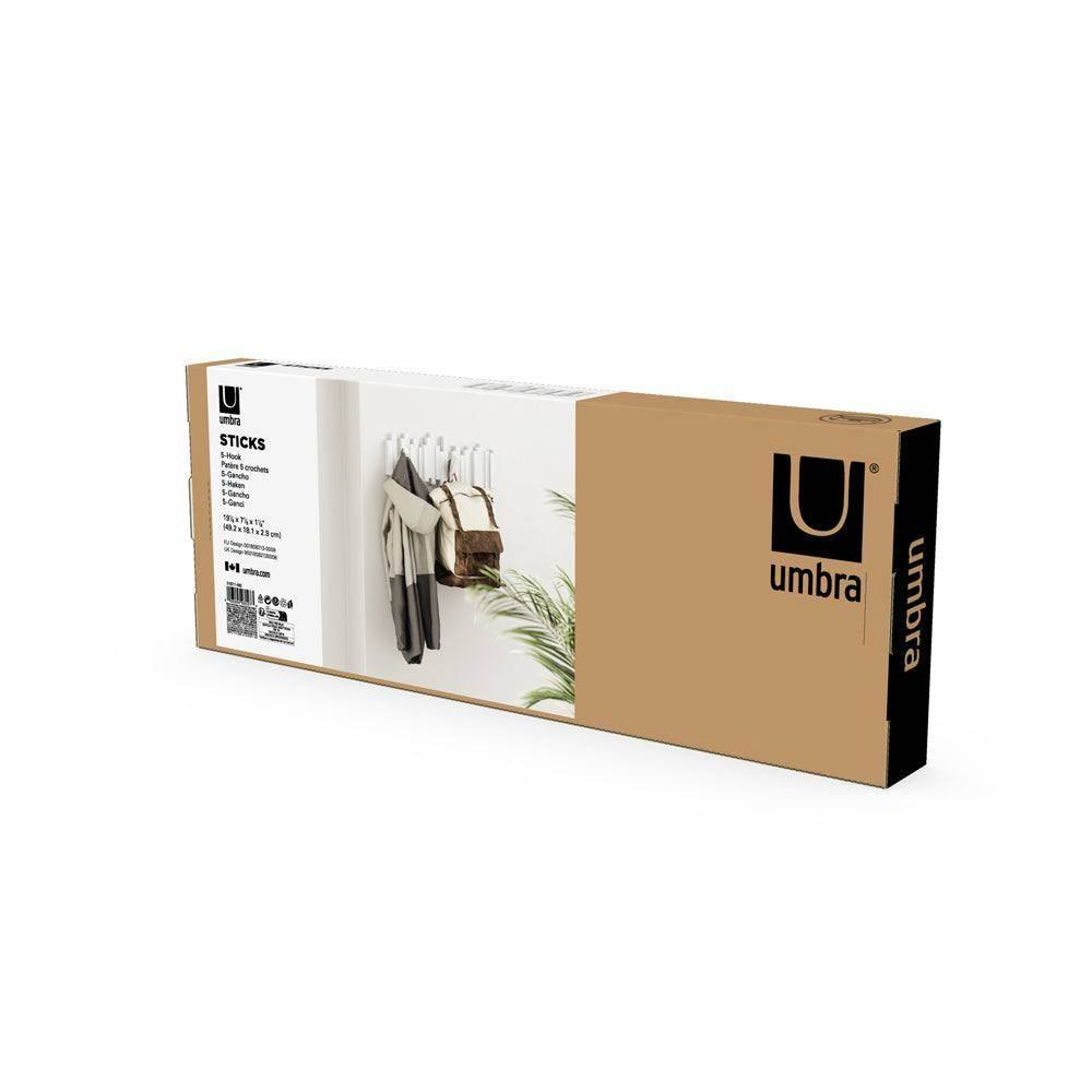Umbra Sticks Multi Hook - White