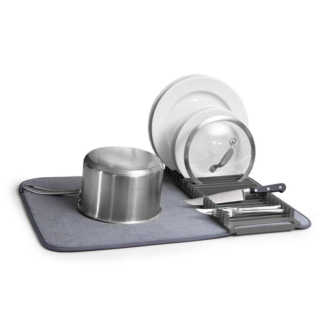 Umbra Udry Dish Drying Mat - Charcoal