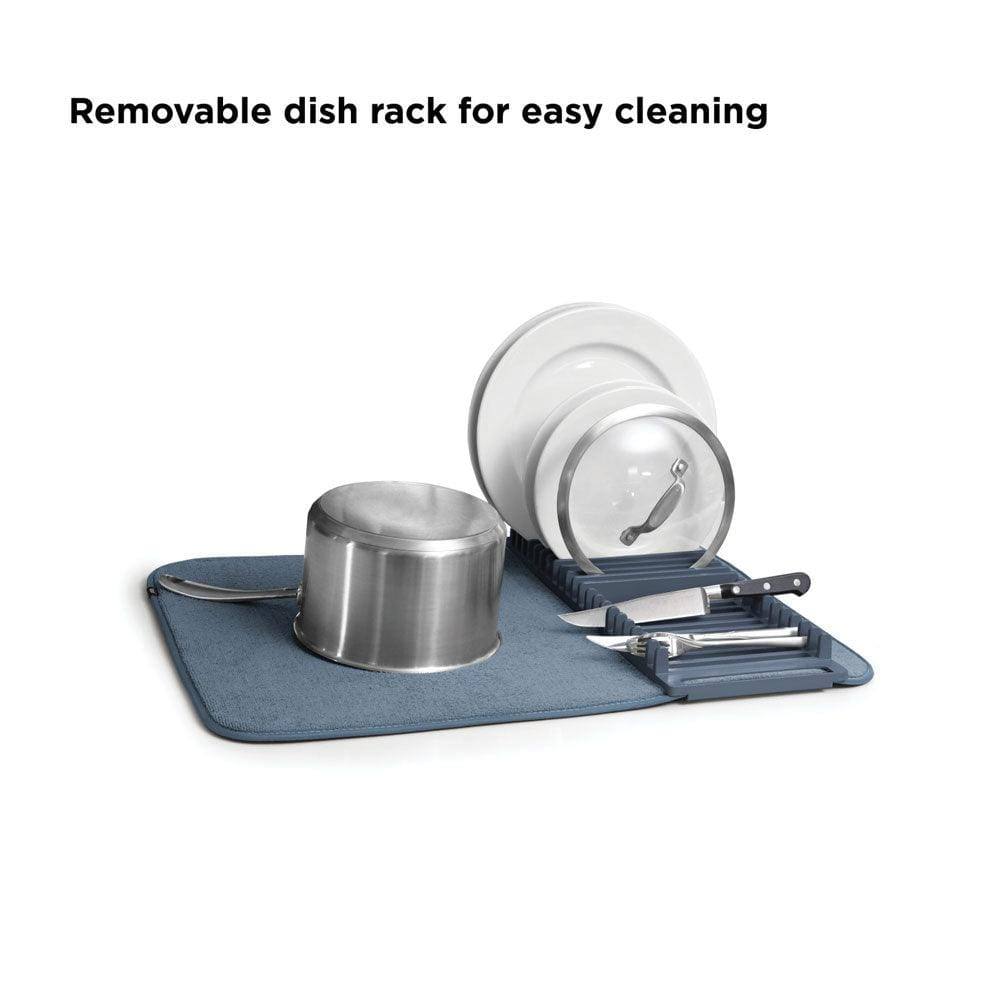 Umbra Udry Dish Drying Mat - Denim