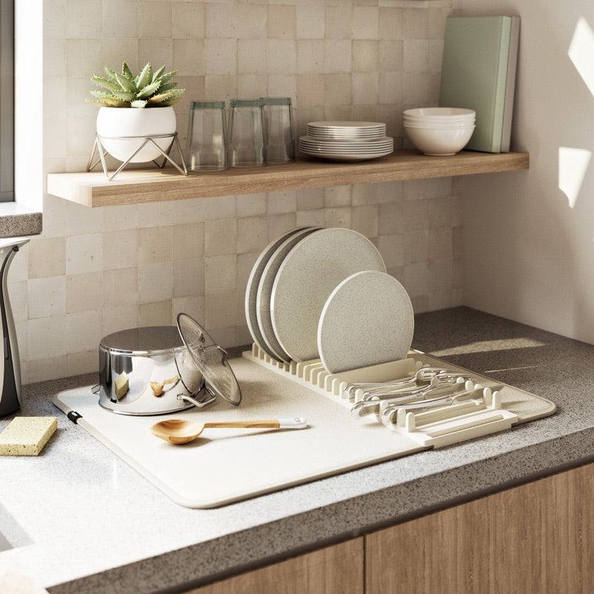 Umbra Udry Dish Drying Mat Linen