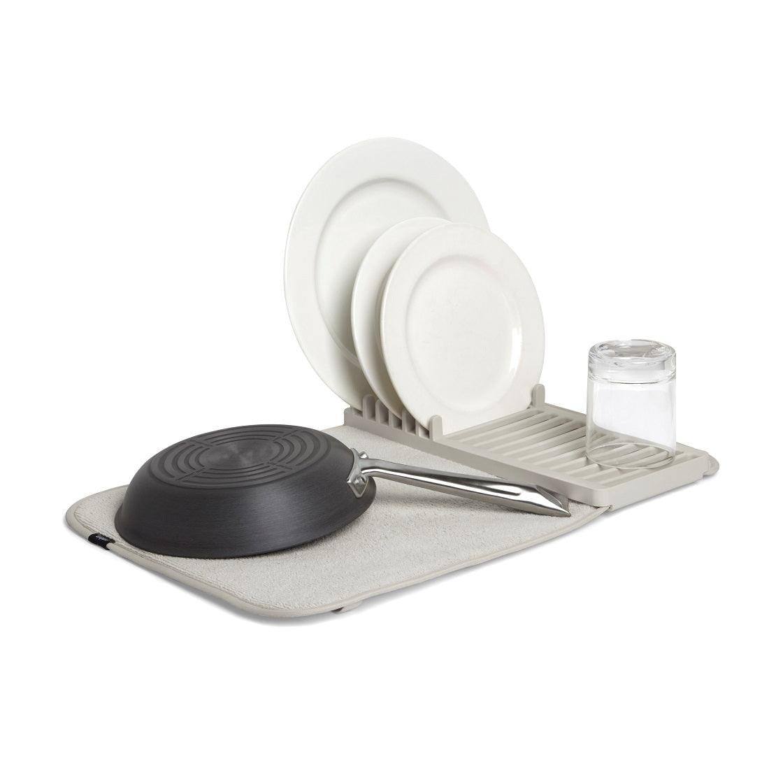 Umbra Udry Mini Drying Mat - Light Grey