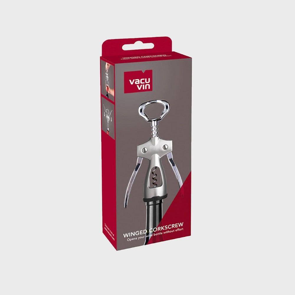 Vacu Vin Winged Corkscrew - Silver