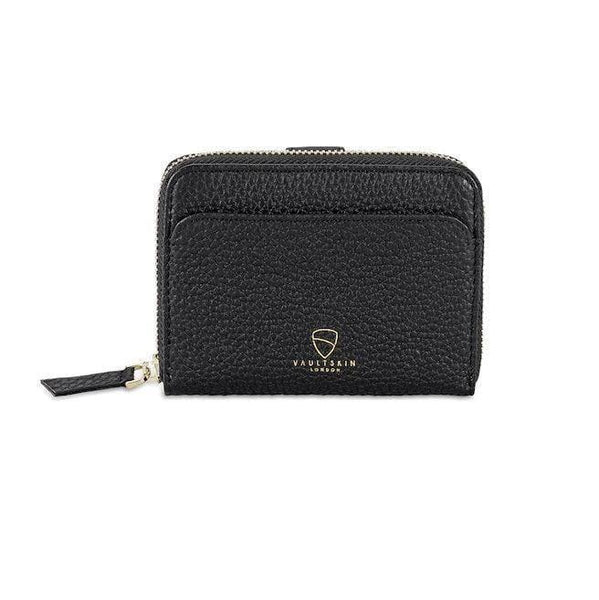 Zip Around Short Wallet - Black