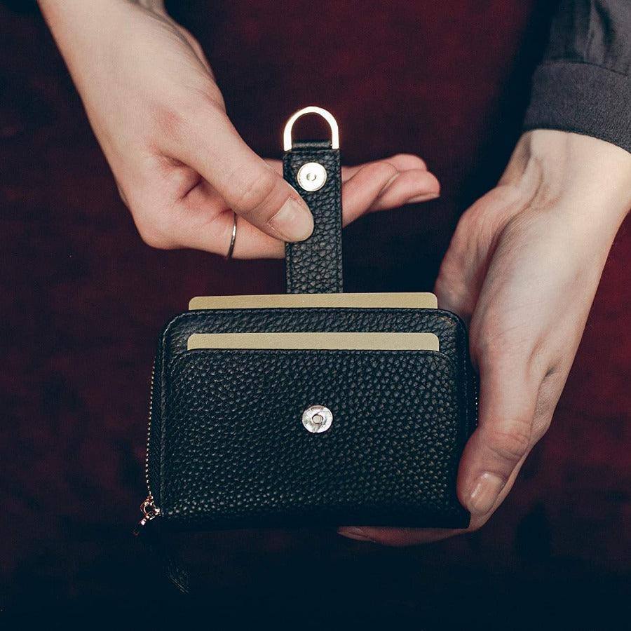 Vaultskin London Belgravia Zip Wallet - Black