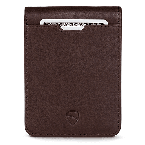 Vaultskin London Manhattan Bifold Wallet - Brown RFID