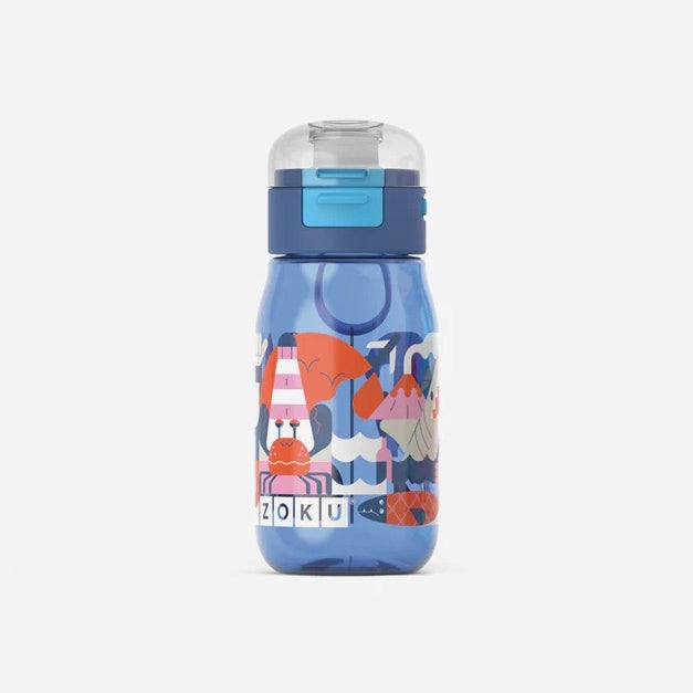 Zoku Kids Flip Gulp Bottle - Blue