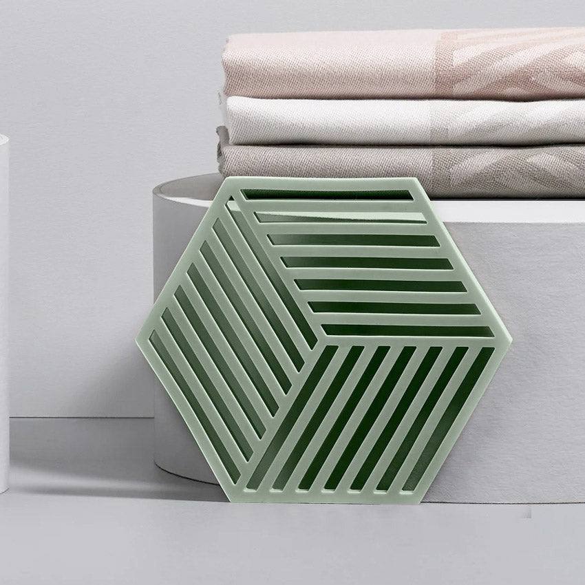 Zone Denmark Hexagon Trivet - Olive Green