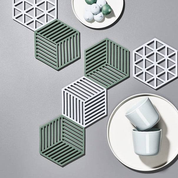 Zone Denmark Hexagon Trivet - Olive Green