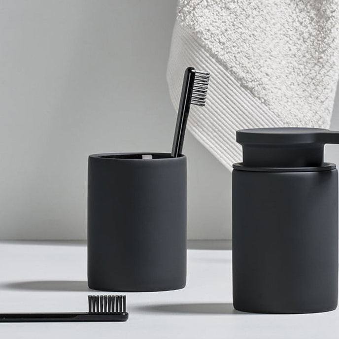 Zone Denmark Karma Toothbrush Tumbler - Black