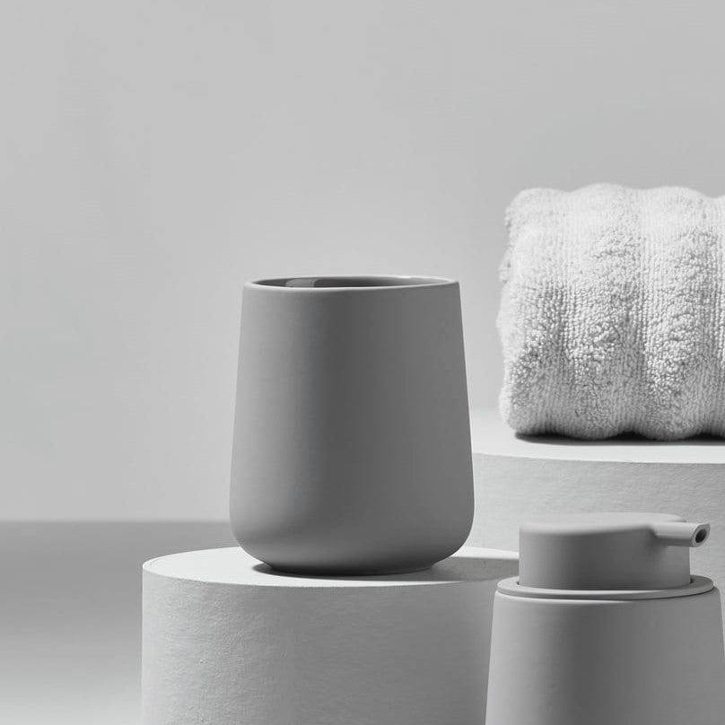 Zone Denmark Nova One Toothbrush Tumbler - Grey