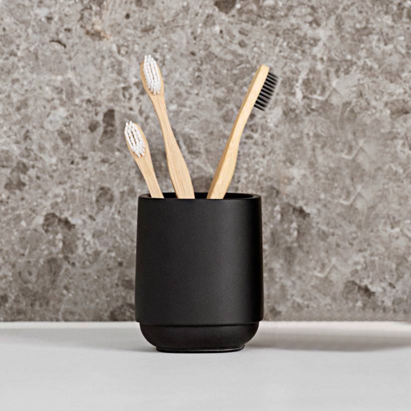 Zone Denmark Time Toothbrush Tumbler - Black