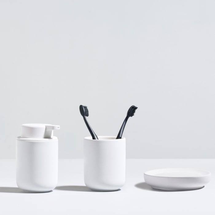 Zone Denmark Ume Toothbrush Tumbler - White