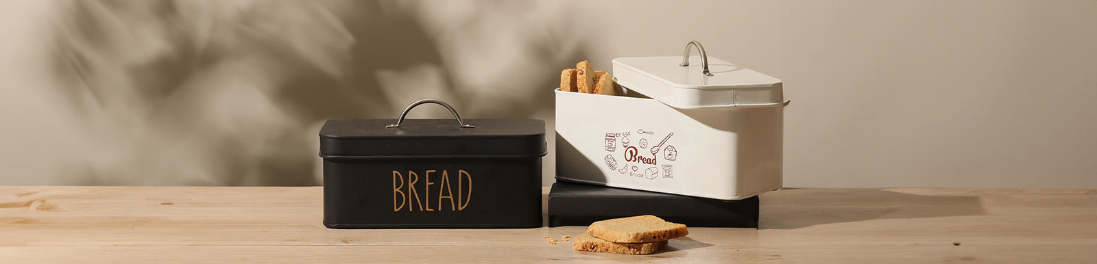 Butter Dishes & Bread Bins