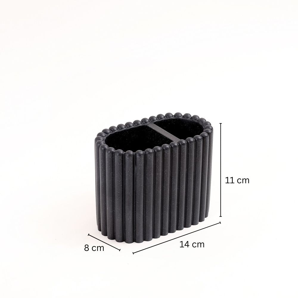 Ibaki Toothbrush Holder - Speckled Black