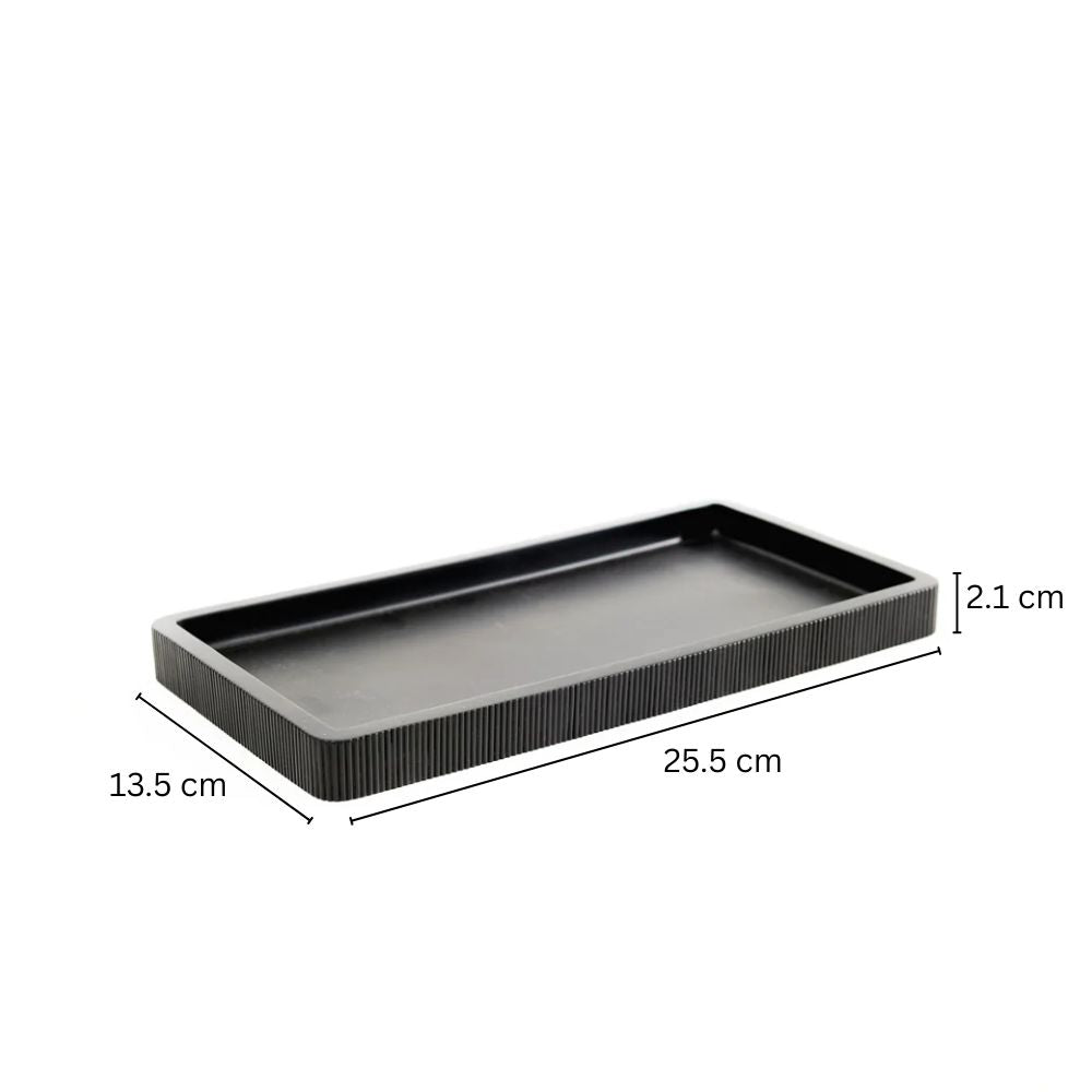 Midori Valet Tray Small - Black