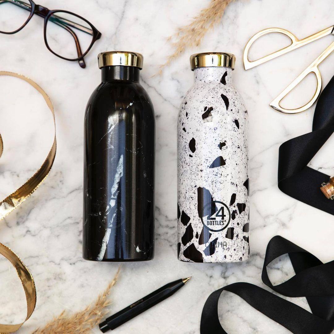 24 Bottles Clima Insulated Bottle 500ml - Black Marble