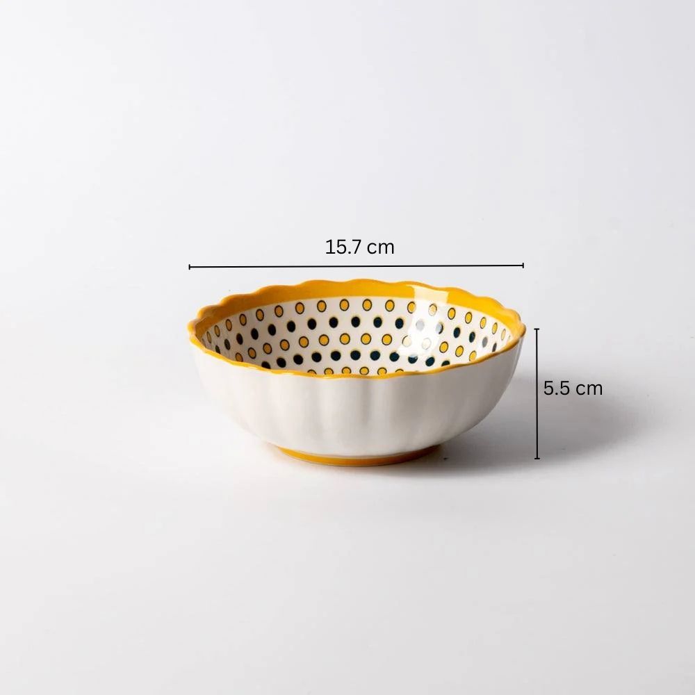 Tuscan Dotted Medium Bowl