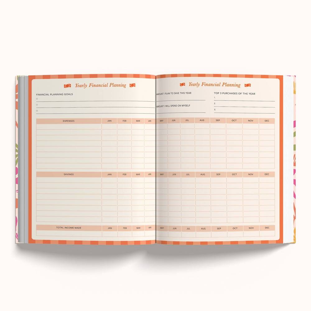 7mm Annual Undated Planner - Great Things Ahead