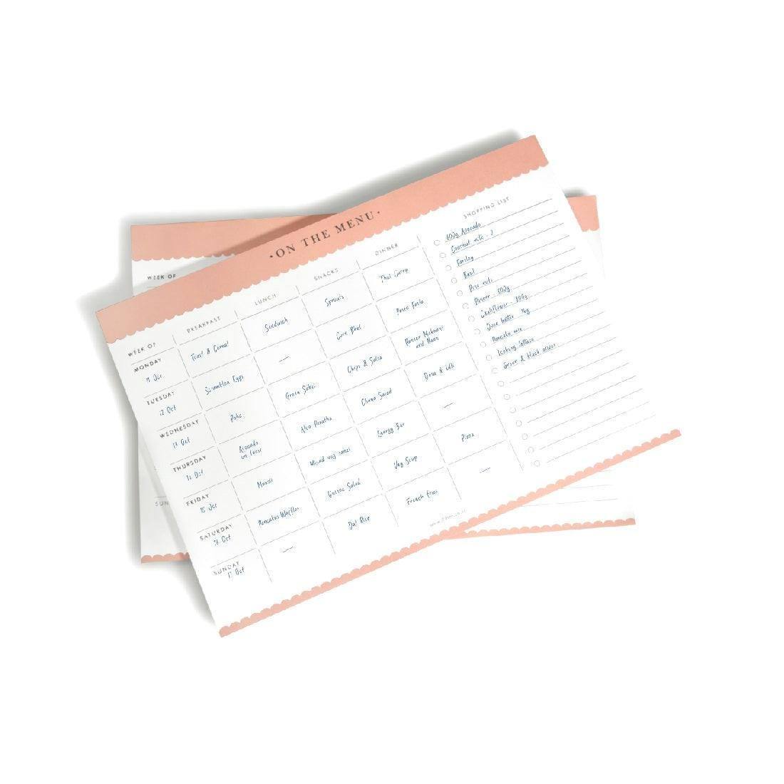 7mm Daily Meal Planner - Marshmallow