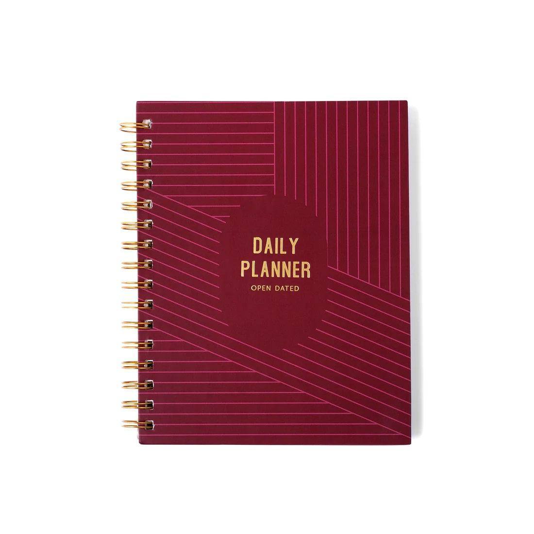 7mm Daily Planner - Burgundy Boss