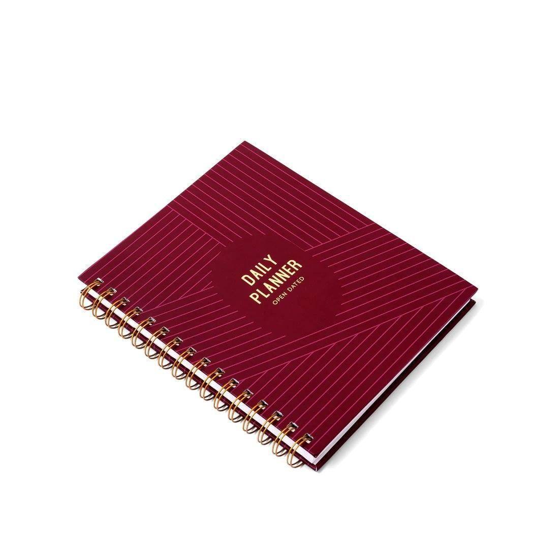 7mm Daily Planner - Burgundy Boss