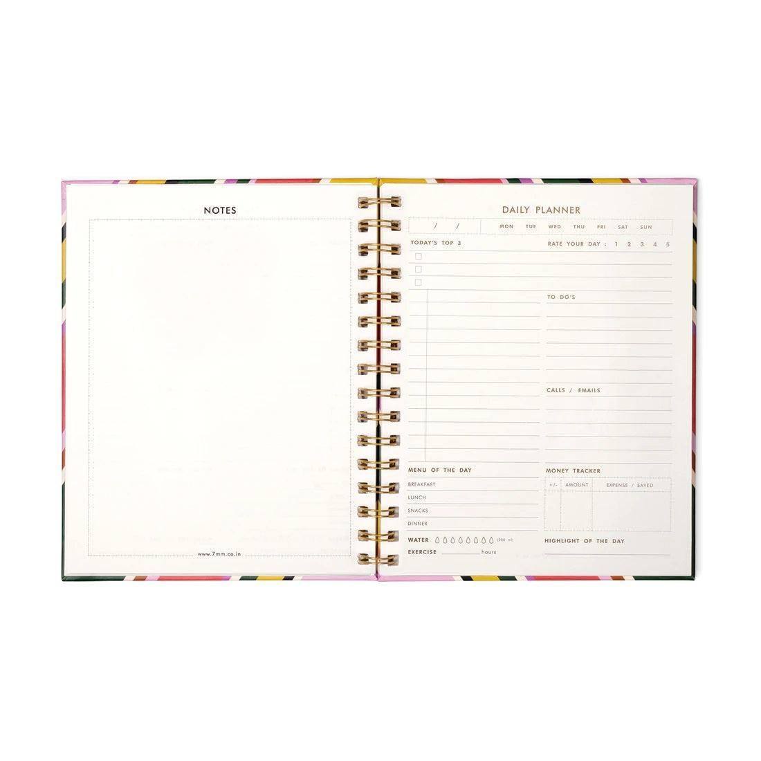 7mm Daily Planner - Retro Glam