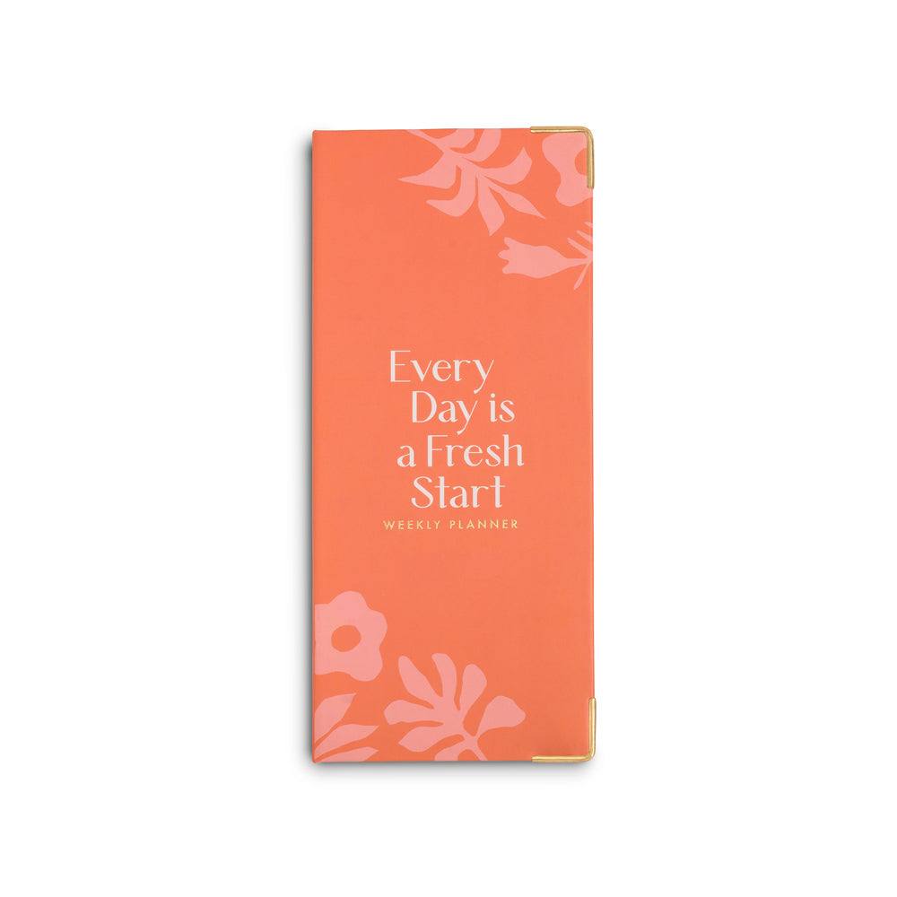 7mm Slim Weekly Planner - Coral Rush