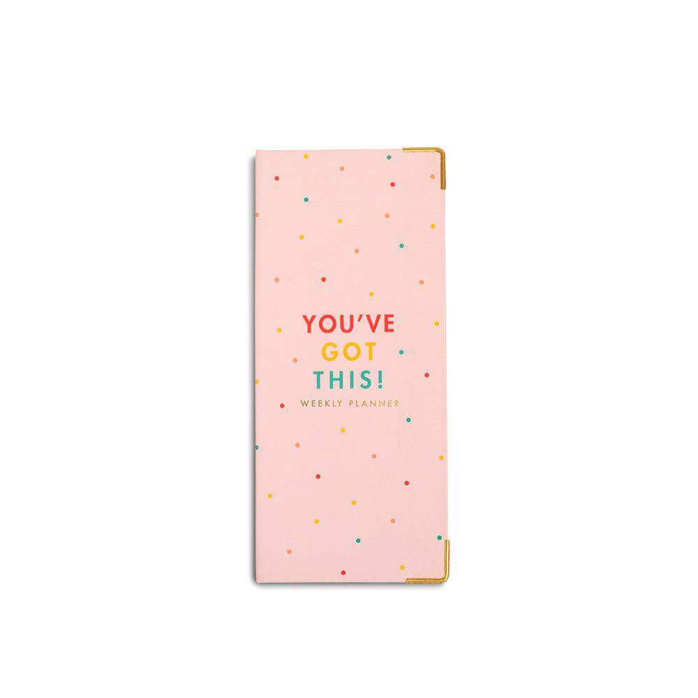 7mm Slim Weekly Planner - Sprinkles