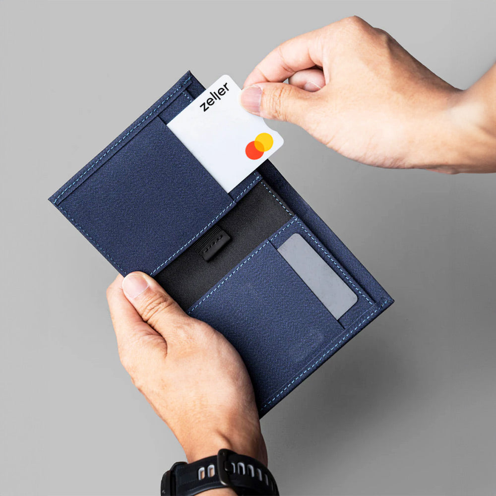 ARK Bifold Cash Wallet - Axoflux Blue