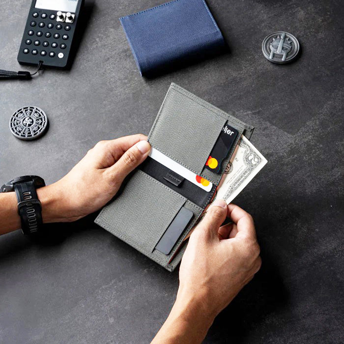 ARK Bifold Cash Wallet - Axoflux Grey
