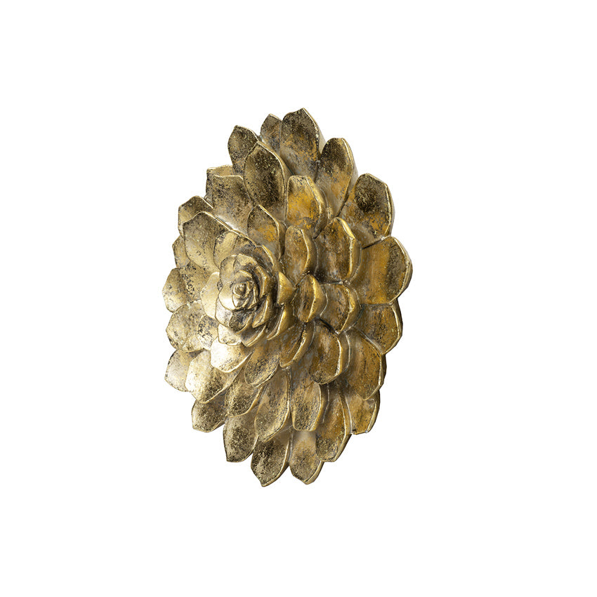 Abalone Cacti Wall Accent Large - Gold