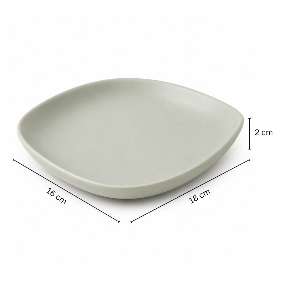 Aden Dessert Plate - Light Sage