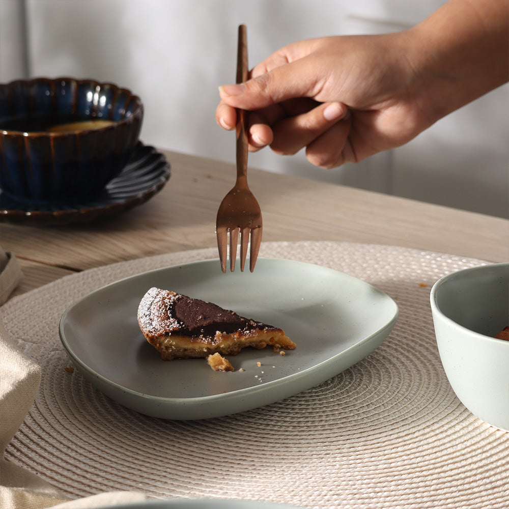 Aden Dessert Plate - Light Sage