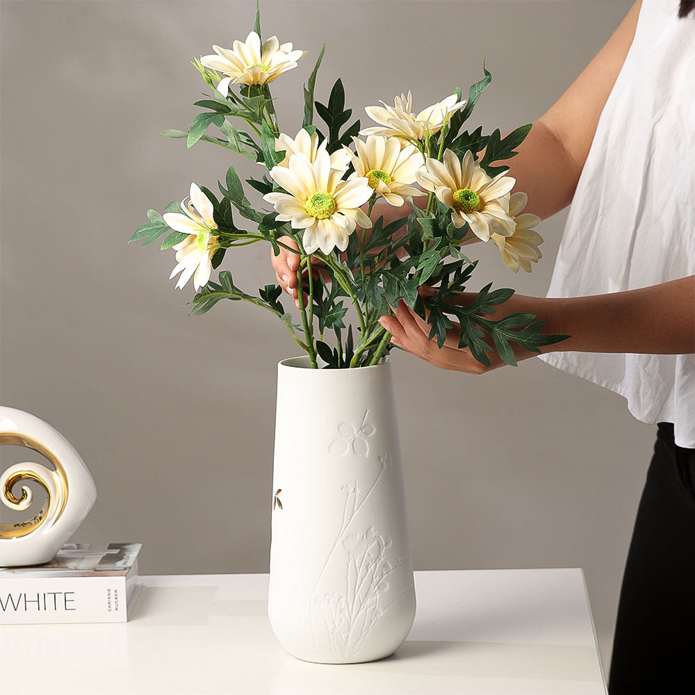 African Daisy Faux Stem - Buttercream