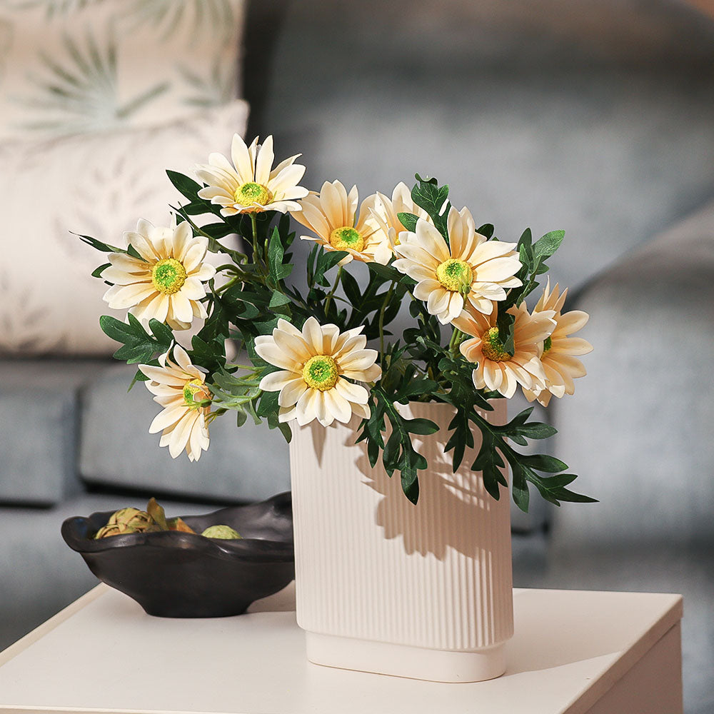 African Daisy Faux Stem - Buttercream
