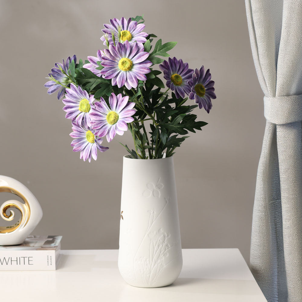 African Daisy Faux Stem - Purple