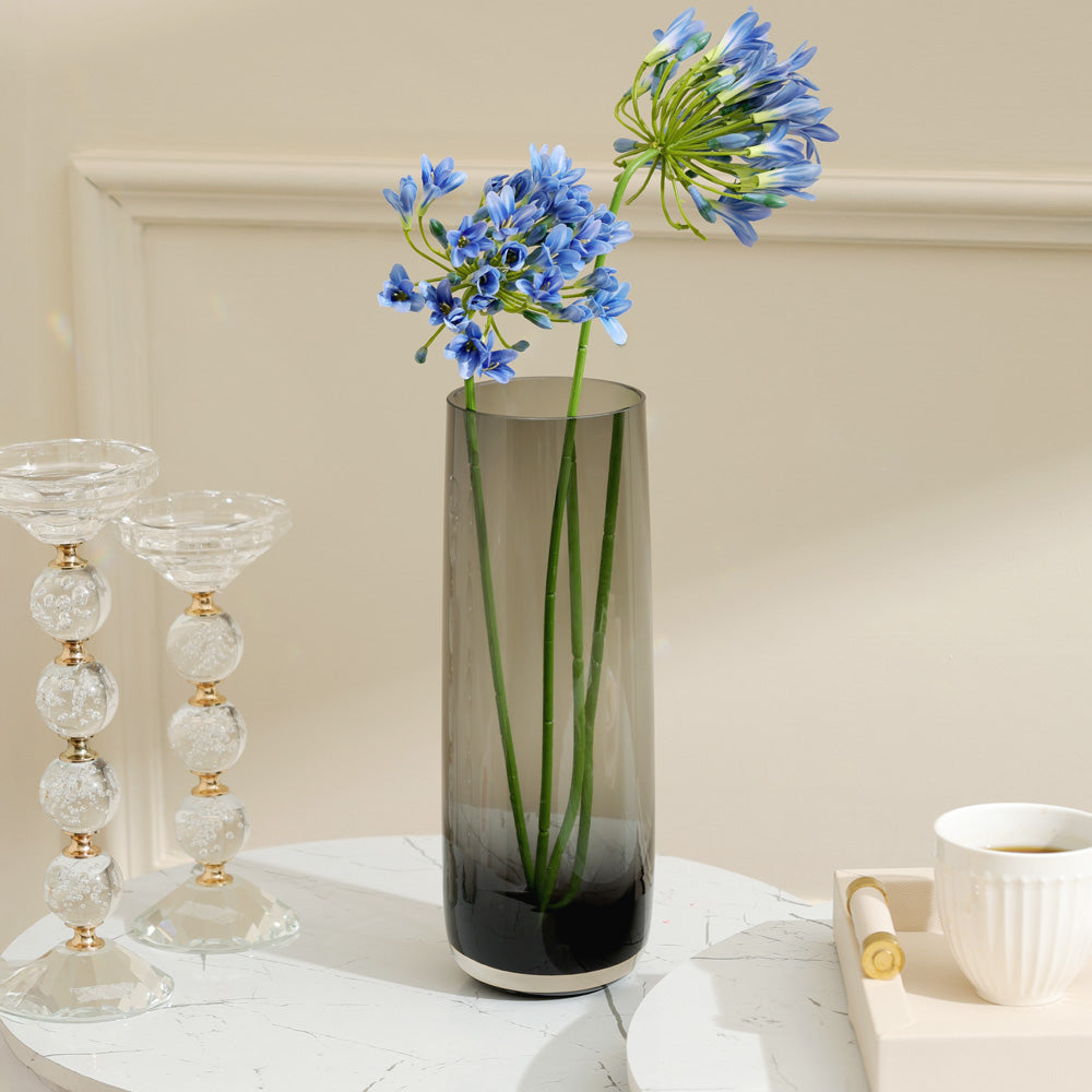 Ajana Glass Vase Tall - Grey