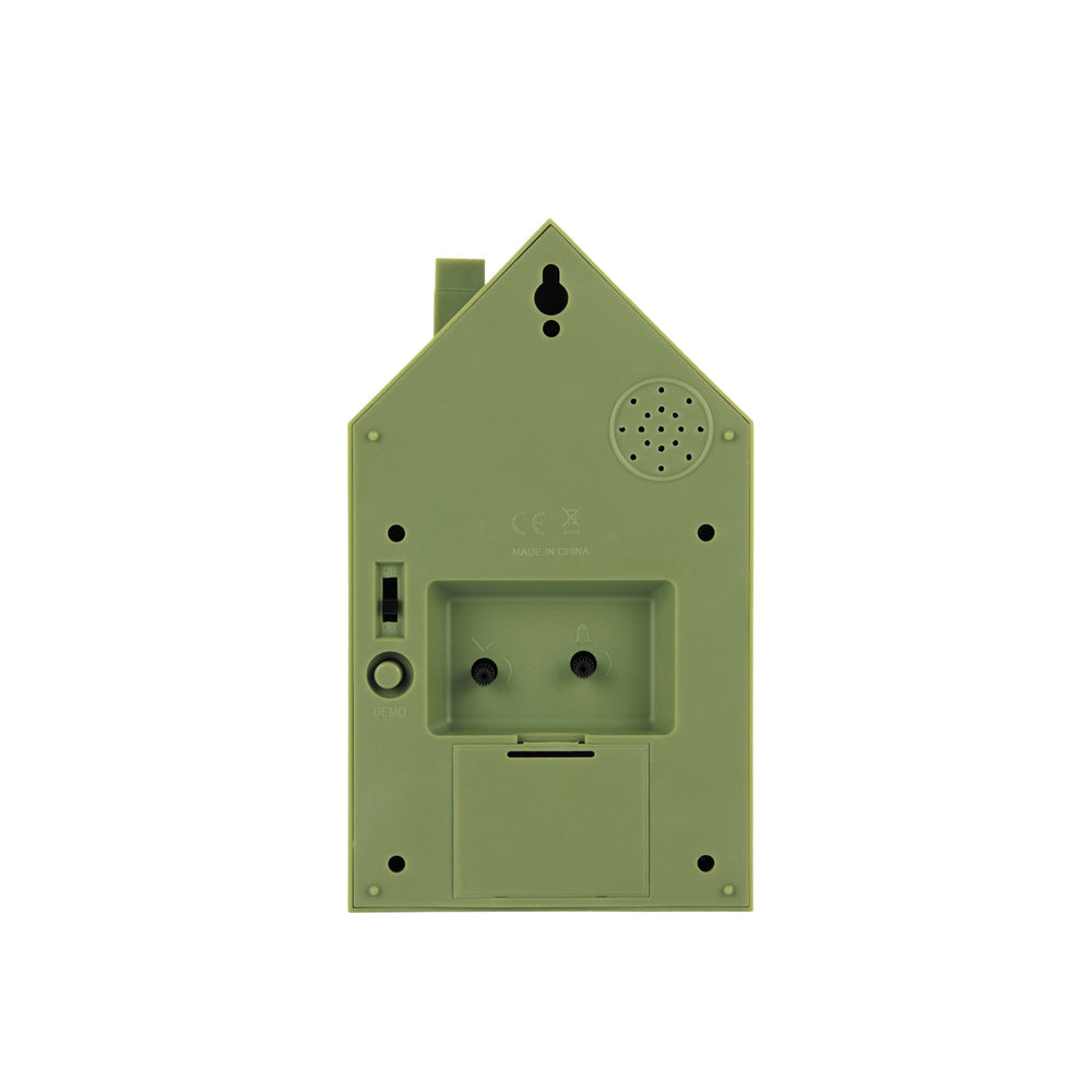 Oro Modern Cuckoo Alarm Clock - Green