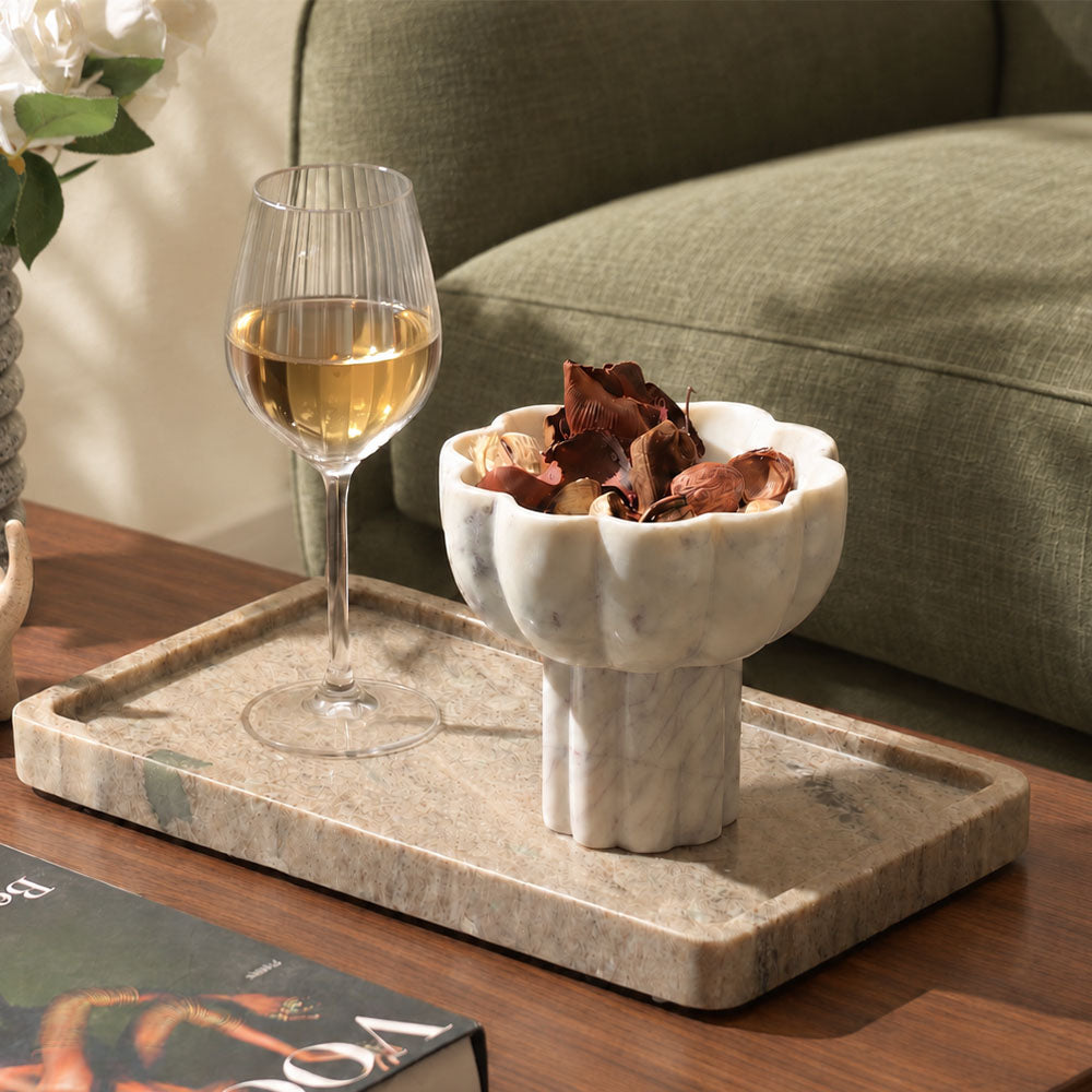 Alero Marble Decorative Tray - Desert