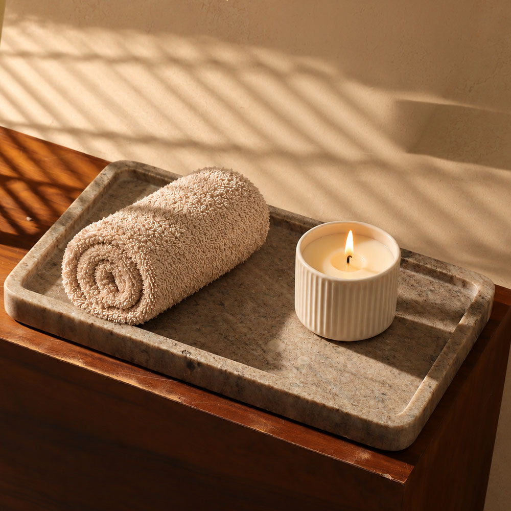 Alero Marble Decorative Tray - Desert