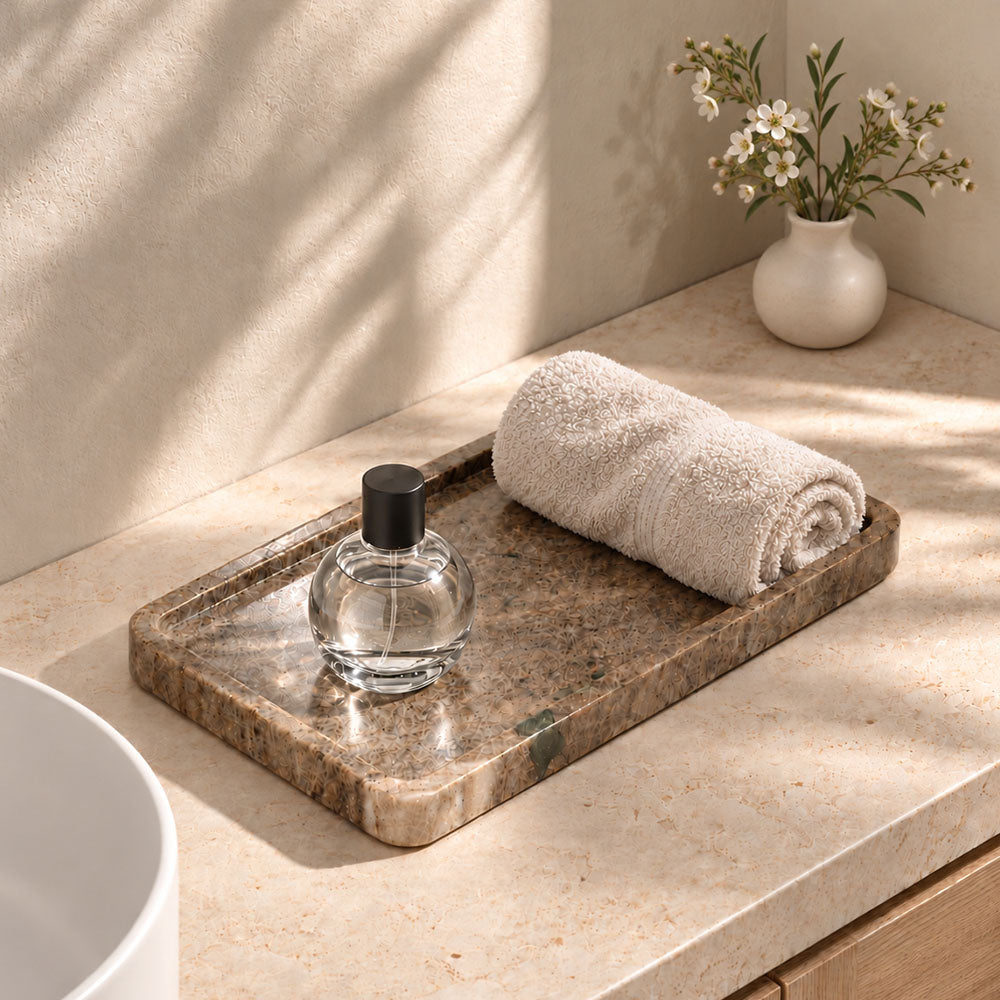 Alero Marble Decorative Tray - Desert