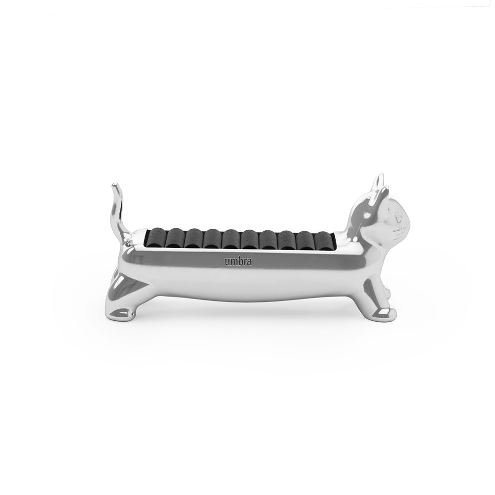 Ali Cat Ring Holder - Chrome