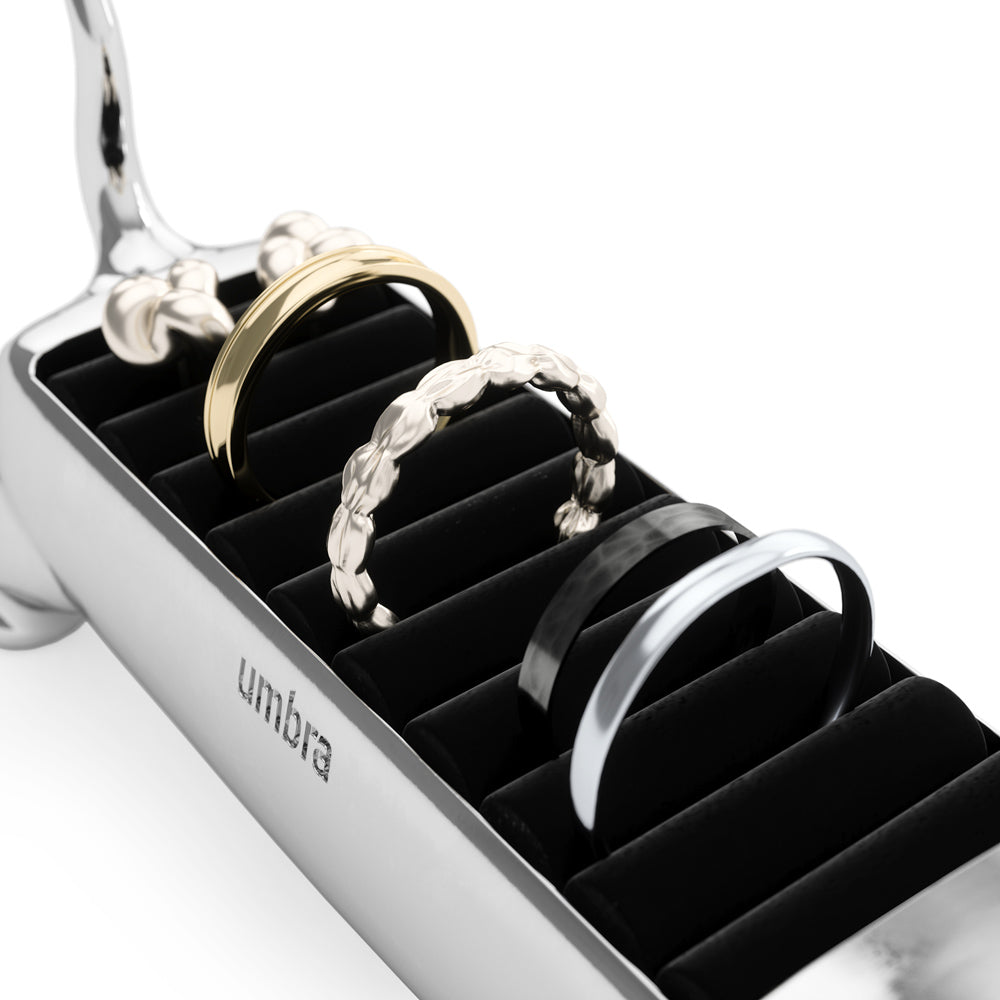 Ali Cat Ring Holder - Chrome